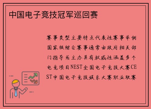 中国电子竞技冠军巡回赛